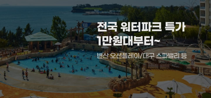 전국 워터파크 특가 1만원대부터~ 변산 오션플레이/대구 스파밸리 등