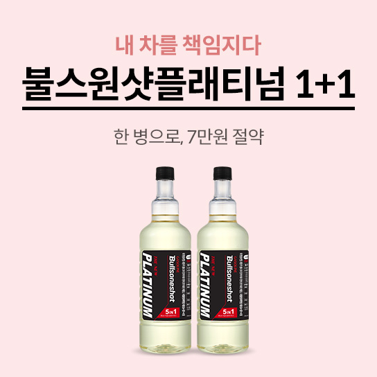 내 차를 책임지다 불스원샷플래티넘 원플러스원 